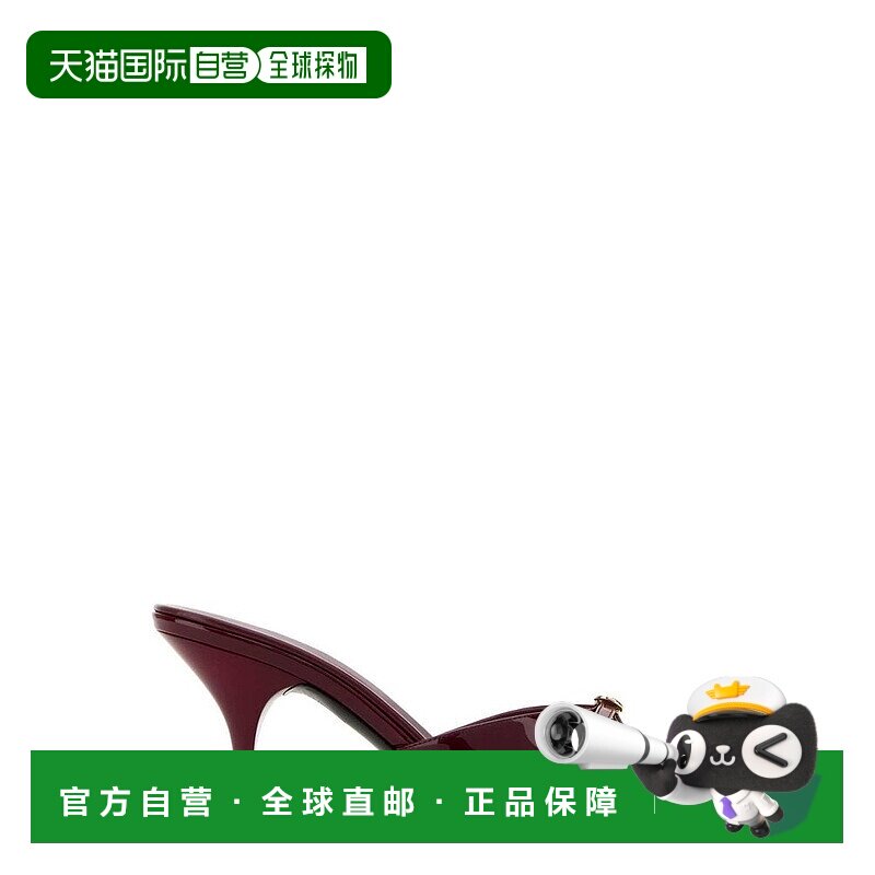 1h可退 香港直邮Miu Miu 缪缪 女士 標誌細節套腳穆勒鞋 5XX665F0