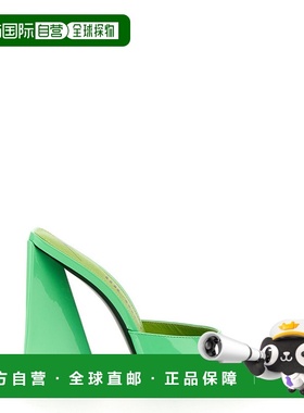 1h可退 香港直邮The Attico 女士 DEVON 徽标高跟凉鞋 231WS000L0