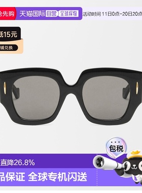 自营1h可退 欧洲直邮LOEWE/罗意威女士黑色醋酸纤维休闲时尚太阳