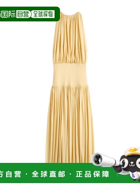 香港直邮Toteme 褶皱连衣裙 262WRD0320FB0635