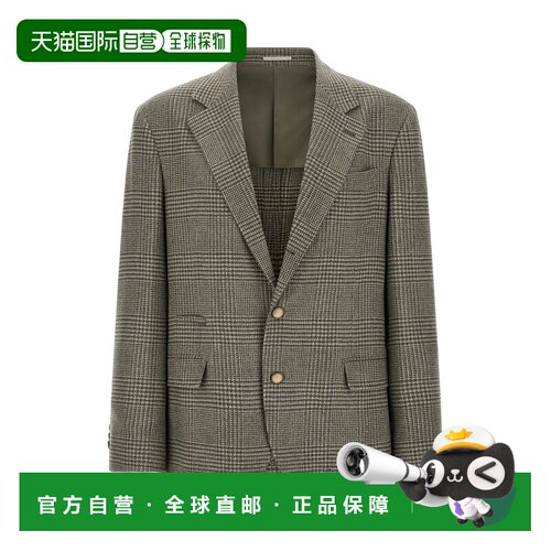 香港直邮Brunello Cucinelli 布内罗 古奇拉利 男士 威尔士王子西