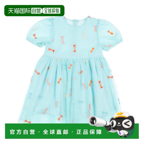香港直邮Stella Mccartney 斯特拉 麦卡特尼 女童 衬衫式连衣裙童