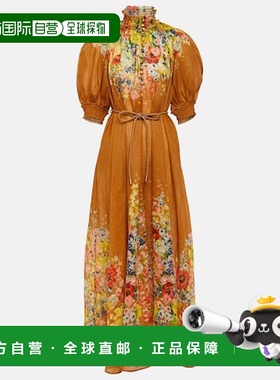 香港直邮ZIMMERMANN 女士 ALIGHT 长款花朵连衣裙长裙