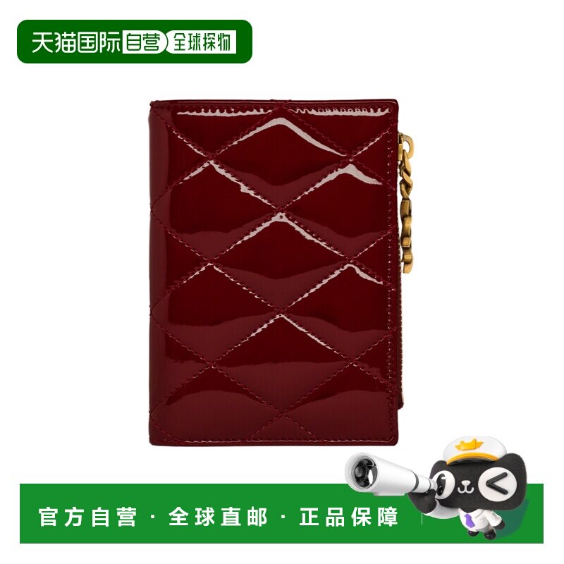香港直邮Saint Laurent LE CASSANDRE BIJOU漆皮双折钱包 862438A