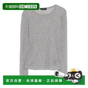 1h可退 香港直邮ANINE BING 女士 and Polos T恤灰色T恤 A0811501