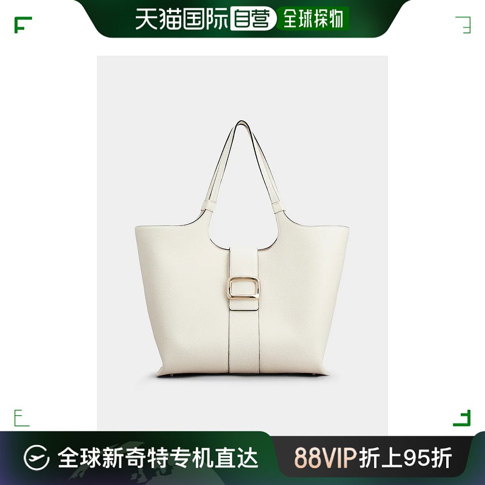 欧洲直邮ROGER VIVIER Viv' Choc中号皮革购物袋