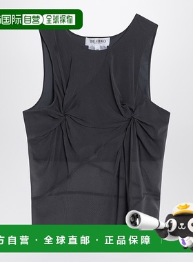 1h可退 香港直邮The Attico 女士 灰色真丝背心上衣 250WCI00014S