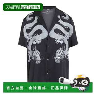 香港直邮Balmain black黑色 巴尔曼 花纹衬衫 舒适时 男士 1h可退