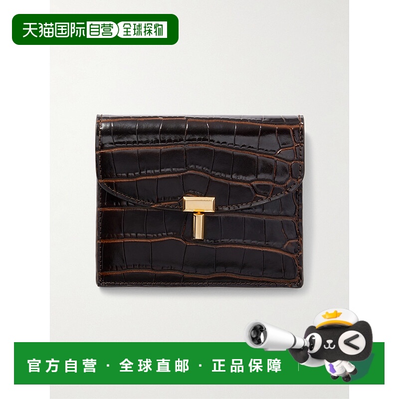 香港直邮TOTÊME 女士 T-Lock 鳄鱼皮革感卡套 251WAM0042LE0076DA