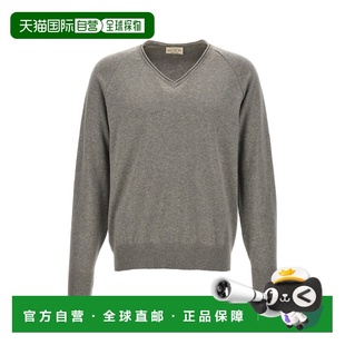 男士 V领毛衣 1h可退 grey灰色 YMK042 舒适 香港直邮ma