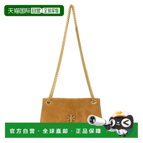 欧洲直邮TORY BURCH 女士斜挎包 178150201 AW2026 棕色 翻盖单肩