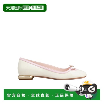 1h可退 香港直邮Roger Vivier Viv' Podium亮皮芭蕾舞鞋 RVW72738