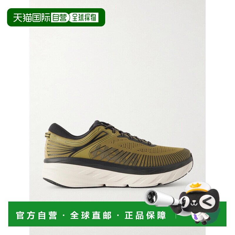 1h可退Hoka One One 男士 Bondi 7 橡胶边网纱休闲鞋跑步鞋 11105图片