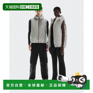 自营欧洲直邮ON昂跑 LOEWE联名米色/蓝色聚酯纤维无袖羽绒服男女