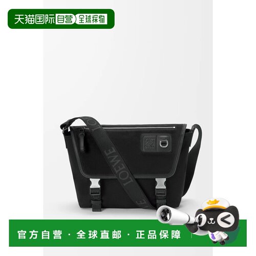 香港直邮LOEWE 男士斜挎包 B000U45X011100BLACK AW2026 黑色