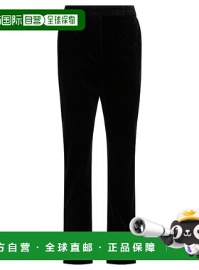 1h可退 香港直邮MaxMara 麦斯玛拉 女士 天鹅绒长裤 2521136231CA