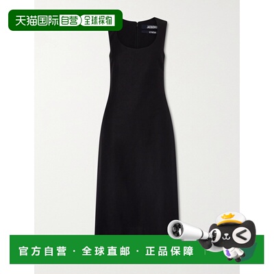 Jacquemus 女士 Tablier 亚麻混纺中长连衣裙 DRW00736AW