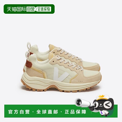 自营欧洲直邮VEJA Venturi II系列女士杏仁色/多色皮革V标识运动