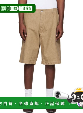 1h可退 香港直邮Jacquemus 男士 驼色 Le Short De-Nimes Pastro