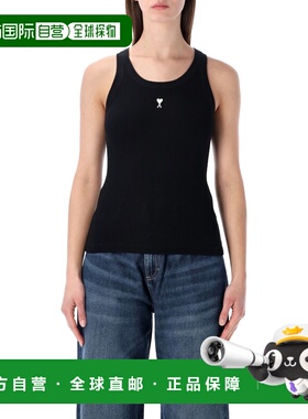 1h可退 香港直邮Ami Paris 女士 Ami 巴黎黑色上衣 FTP811JE0117