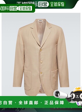 香港直邮AURALEE 男士 羊毛马海毛西装外套 beige米色 舒适时尚