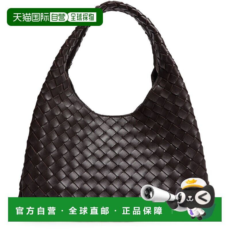 自营欧洲直邮BOTTEGA VENETA葆蝶家 女士软糖色/黄铜色羊羔皮肩背