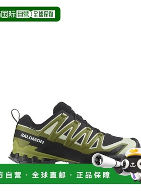 自营欧洲直邮SALOMON XA PRO男士黑色/深绿色GORE-TEX越野跑鞋