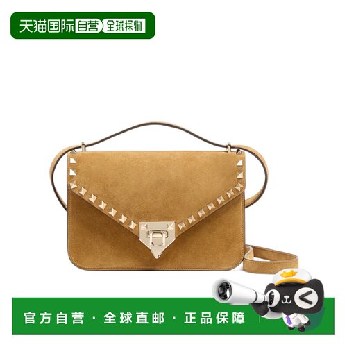 1h可退 香港直邮VALENTINO 女士斜挎包 WB0T76KQQRDX CO 棕色 Roc