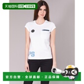 白 女士 Plein 欧洲直邮Philipp HERE Sport OVER T恤 SITTIN 短袖