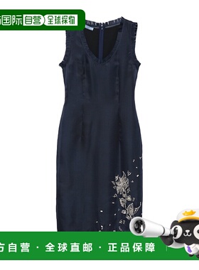 香港直邮Prada 刺绣真丝欧根纱连衣裙 P3Q47R178USOOO吊带