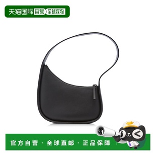 1h可退 香港直邮The Row 女士 半月形皮革包包 black黑色 舒适时