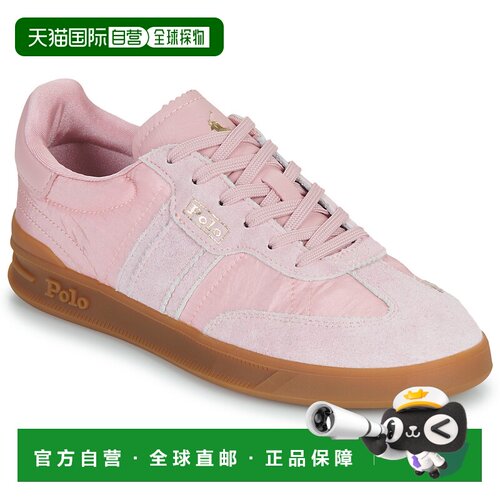 欧洲直邮Polo Ralph Lauren 拉夫劳伦 女鞋 低帮板鞋 春夏 玫瑰色