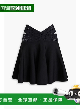 香港直邮Alaia 女士 中腰半身裙 AA9J21534M774 black黑色 舒适时