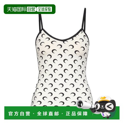 Marine Serre 月亮印花吊带背心 WTO508A性感 【付后1h可退】