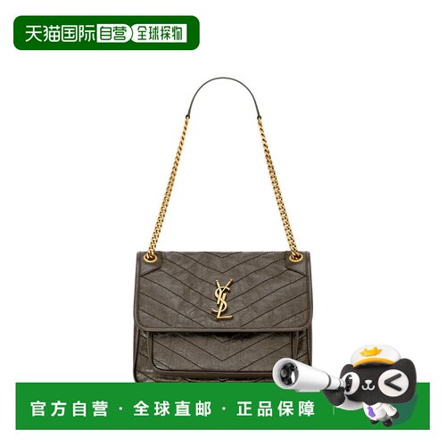 1h可退 香港直邮Saint Laurent 圣罗兰 女士 NIKI 中号柔软复古皮
