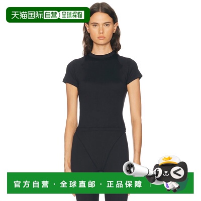 香港直邮SKIMS 女士 Airy 婴儿短袖T恤 IR5046 black黑色 舒适时