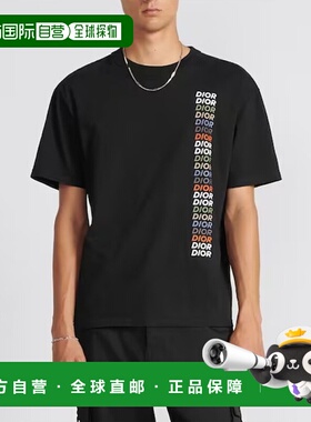 香港直邮Dior 标志短袖T恤 413J696A0817迪奥