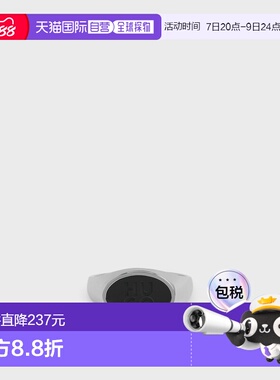 自营欧洲直邮Hugo Boss 男士黑色不锈钢logo标识戒指配饰