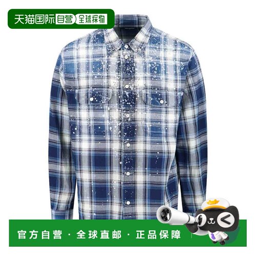 1h可退 香港直邮DSQUARED2 男士衬衫 S74DM0957D35206001F AW2025