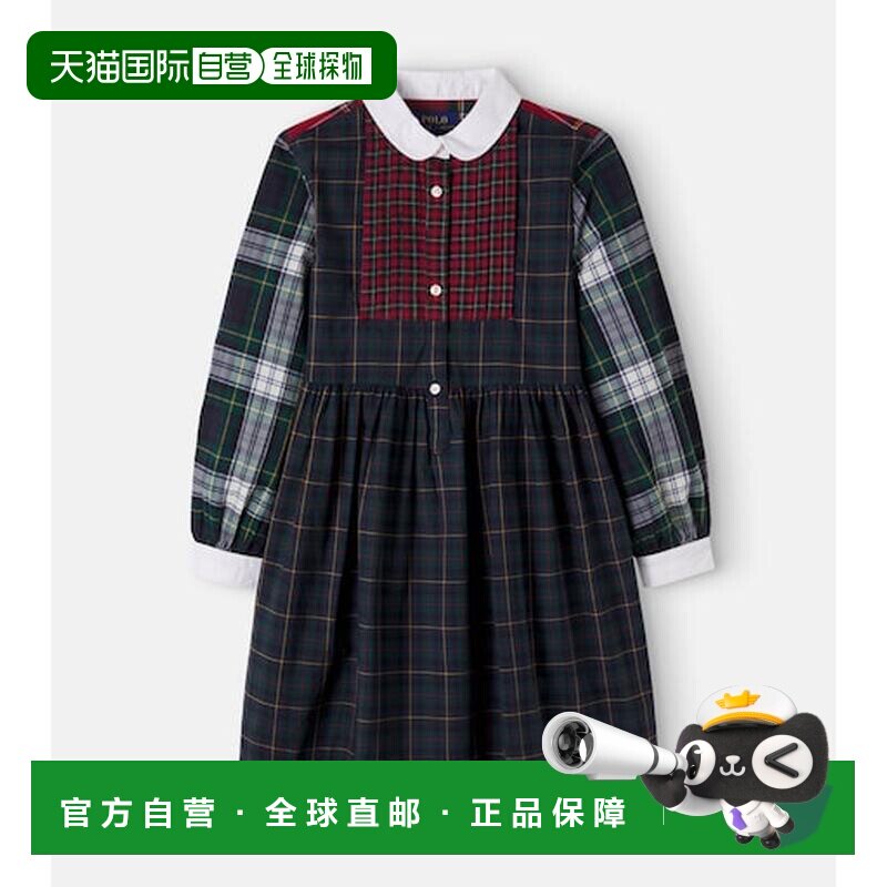 香港直邮PoloRalphLaurenPolo拉夫 劳伦女童连衣裙【付后1h可退】图片