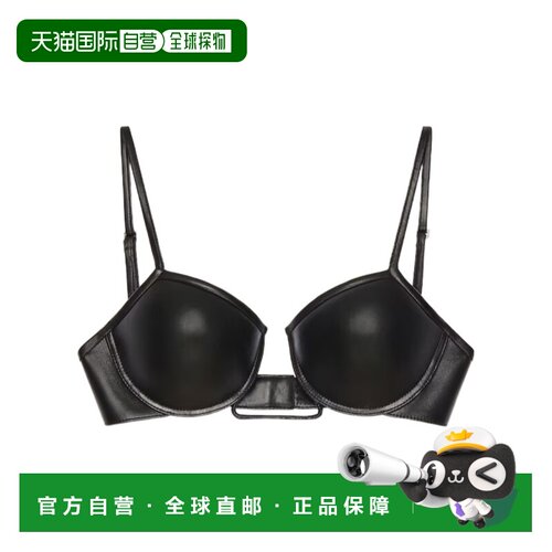 香港直邮GIVENCHY 女士文胸 BW61M1604J001 SS2026 黑色 皮革镂空
