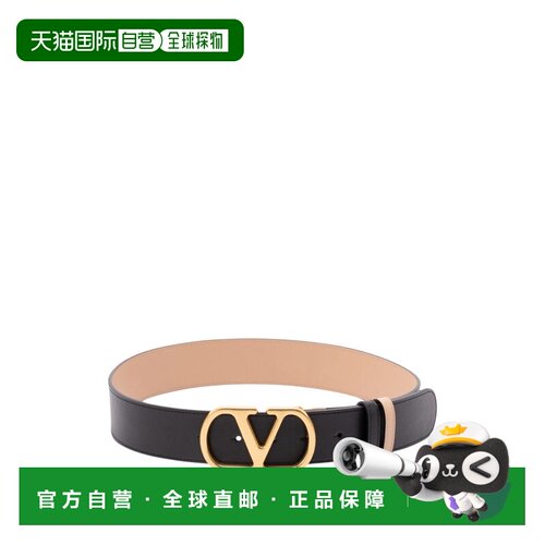 香港直邮VALENTINO 女士腰带 8W2T0SQ4IYRDVW AW2026 黑色 CINTUR