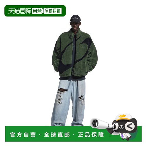自营欧洲直邮Balenciaga巴黎世家 Loop Sports Icon男士立领外套