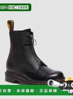 自营欧洲直邮DrMartens马丁大夫 1460 Pascal男女通用黑色拉链皮
