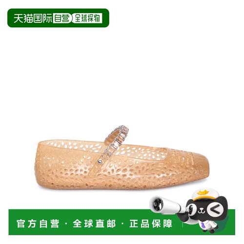 香港直邮Jimmy Choo 穿孔缀饰芭蕾一脚蹬平底鞋 J000176893