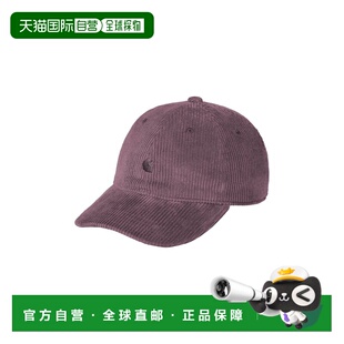 自营欧洲直邮Carhartt WIP Harlem灰紫色棉六片式棒球帽男女通用