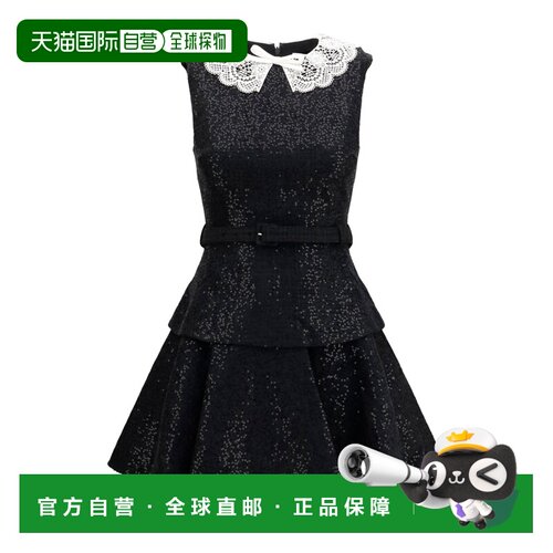 Self-Portrait 亮片圈圈迷你连衣裙 PF26002S 【付后1h可退】