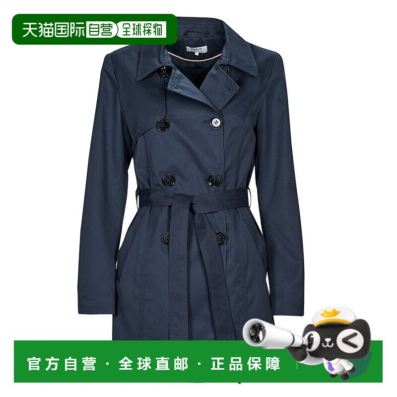 欧洲直邮Only 女士 ONLVALERIE 风衣 海蓝色
