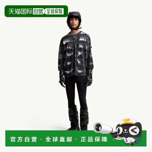 自营欧洲直邮Moncler盟可睐 男士黑色棉质Moncler x A$AP Rocky长