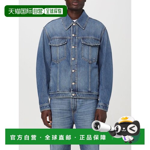 1h可退 香港直邮FENDI 男士夹克 FW1027AS02F0RBB AW2024 蓝色 DE